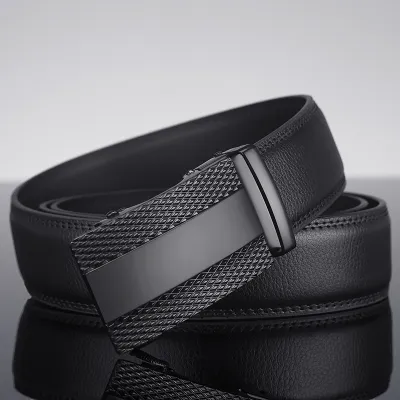 Double Leather Automatic Buckle Belt